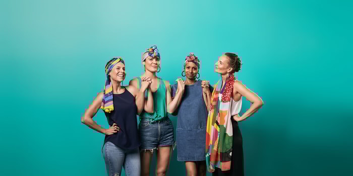Sustainable Art-inspired Scarves for Cancer Warriors with Bravery Co