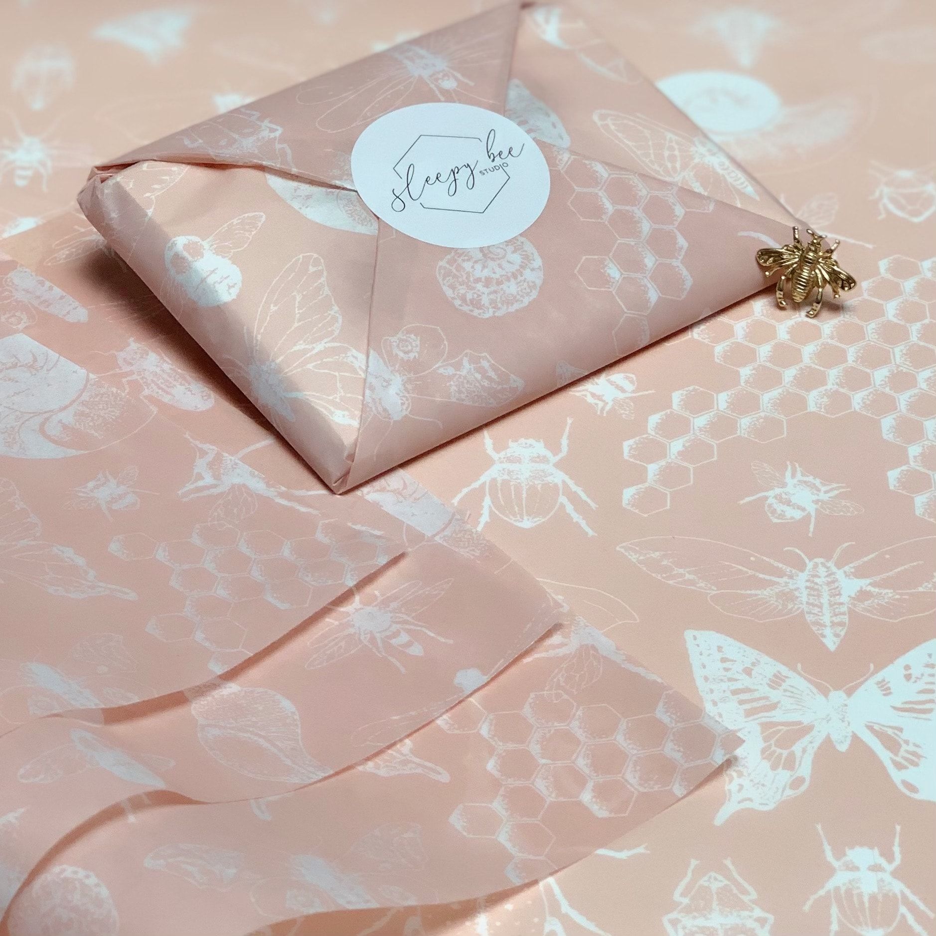 Sleepy Bee Studio: A Tale of Four Bespoke Tissue Paper Designs