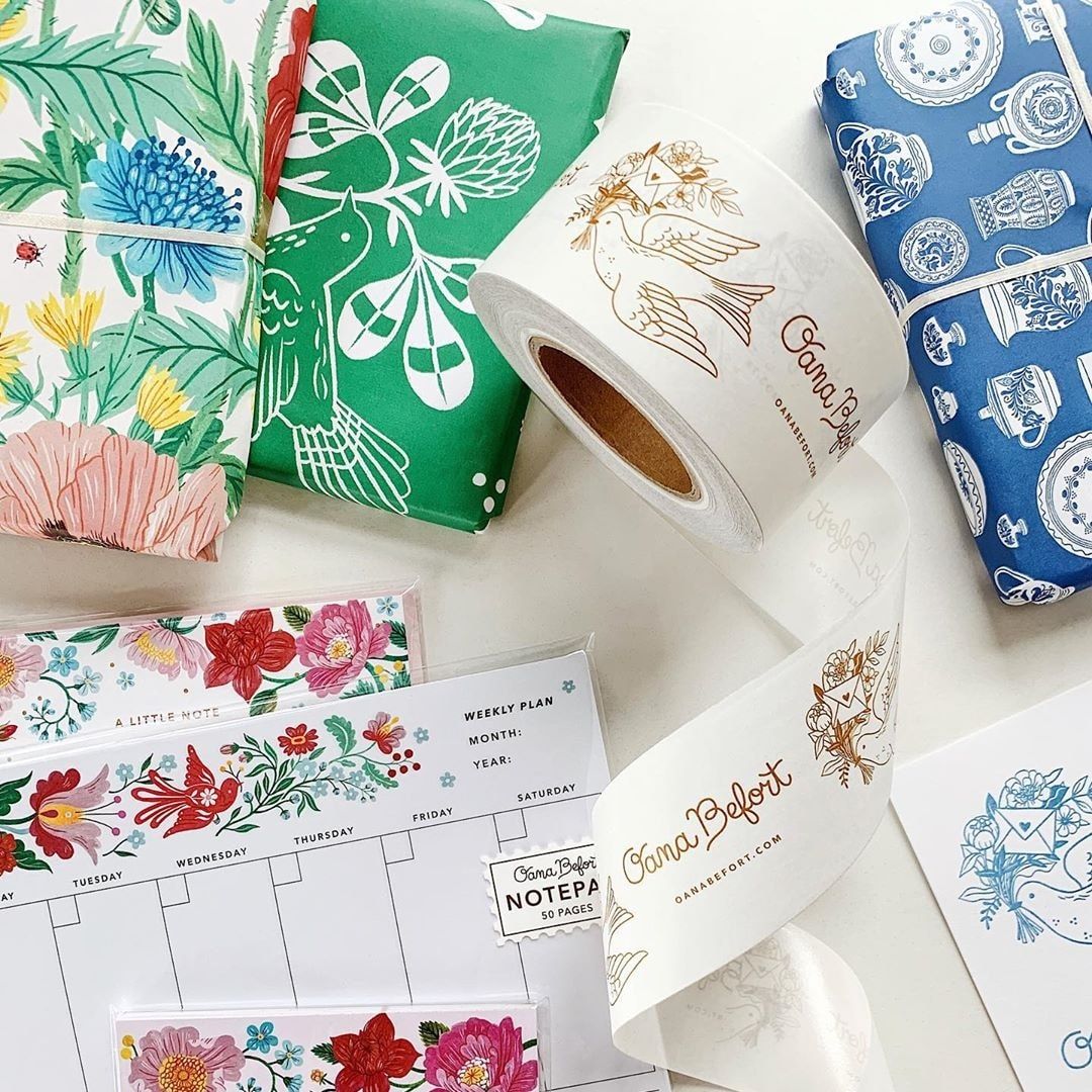 Low MOQ Custom Printed Store Design Cheap Washi Masking Tape Set