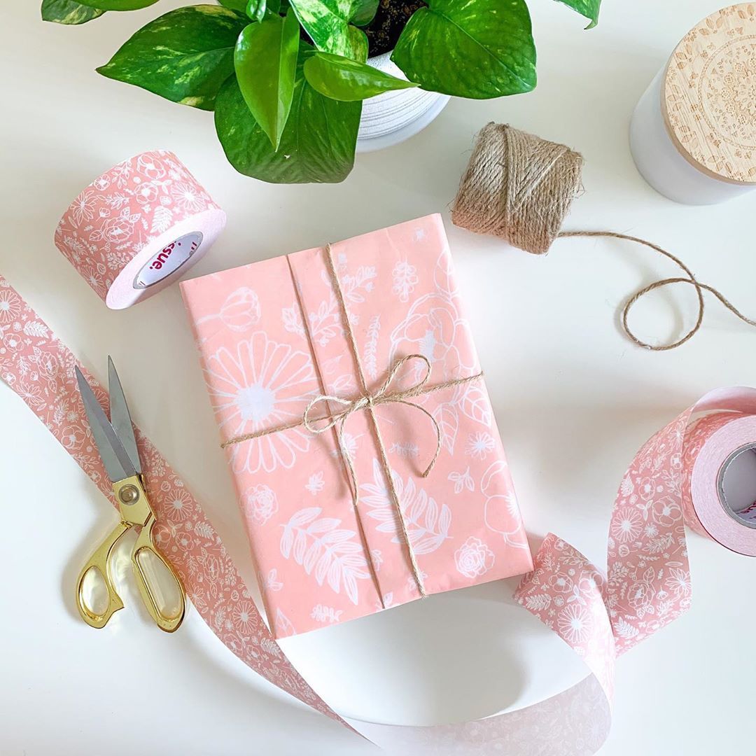 DIY Watermelon Wrapping Paper