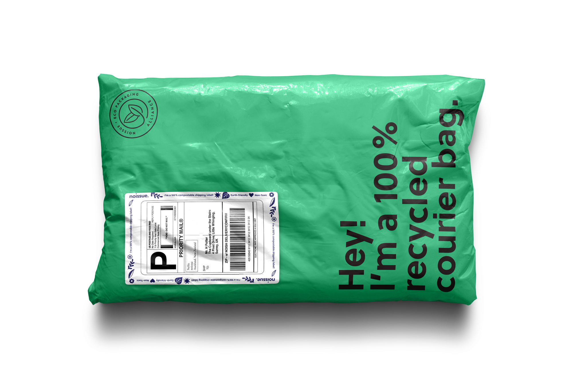 100% Compostable Shipping Labels – EcoPackables