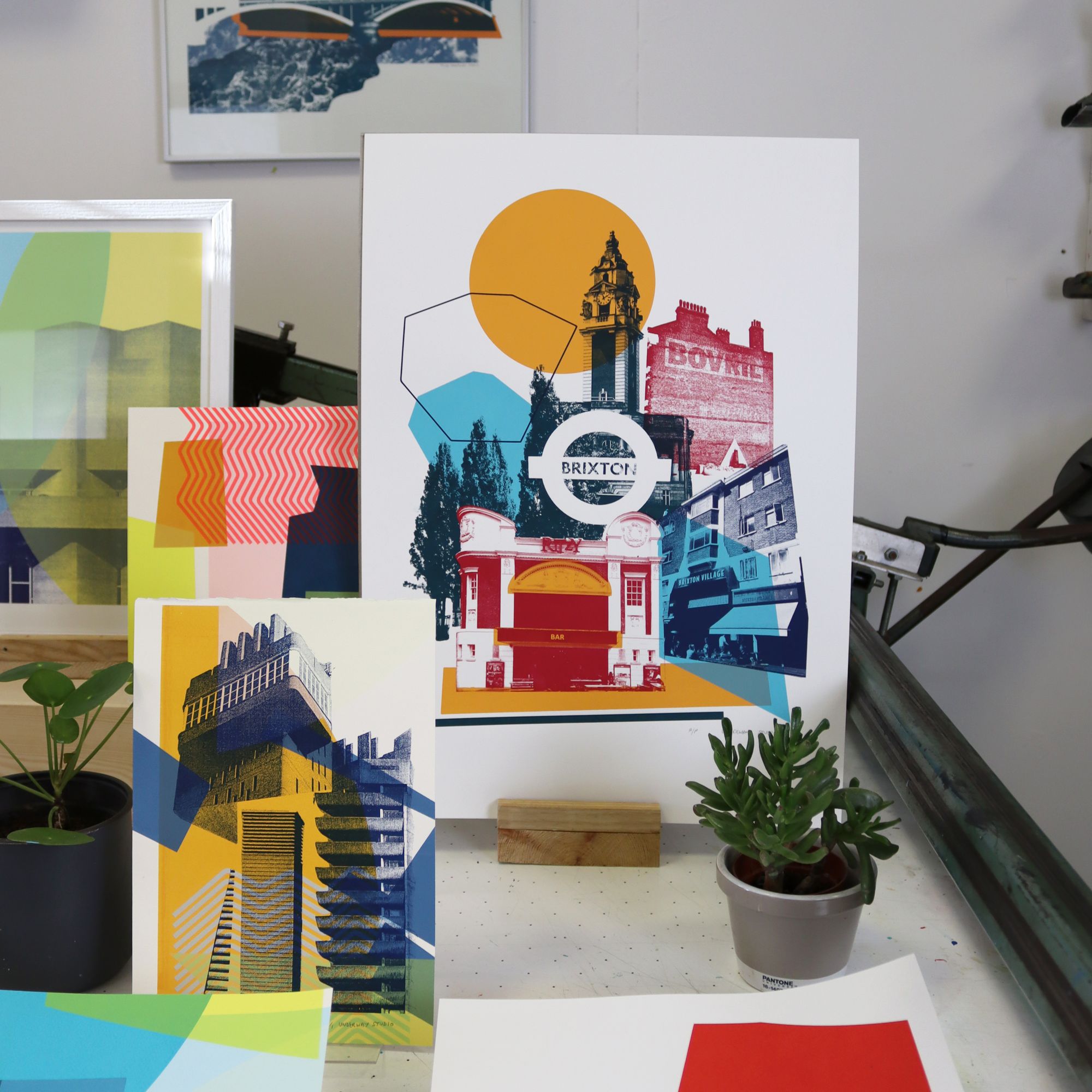 Underway Studio: Illustrating Architecture in Collaborative Silk-Screen Prints