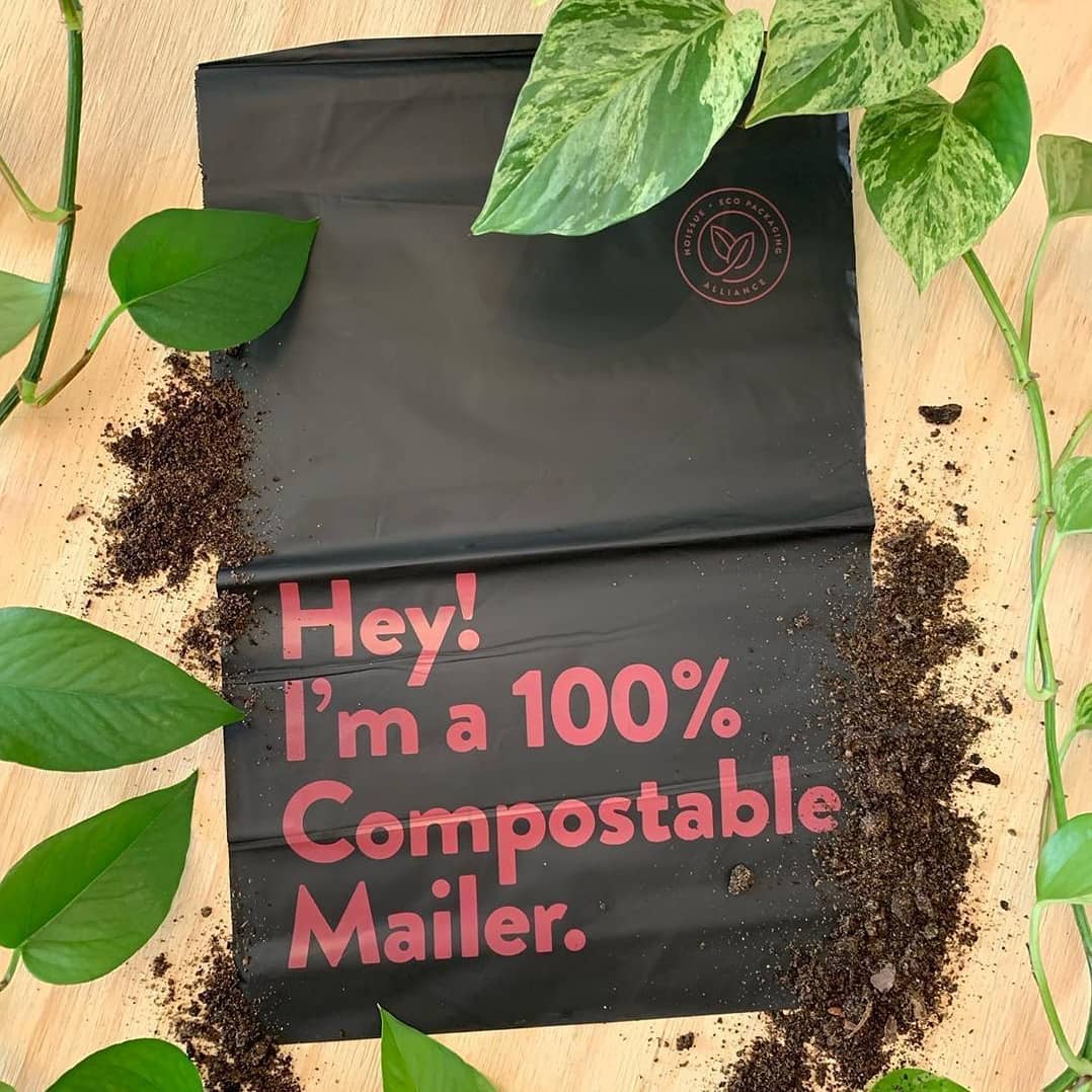 A compostable mailer