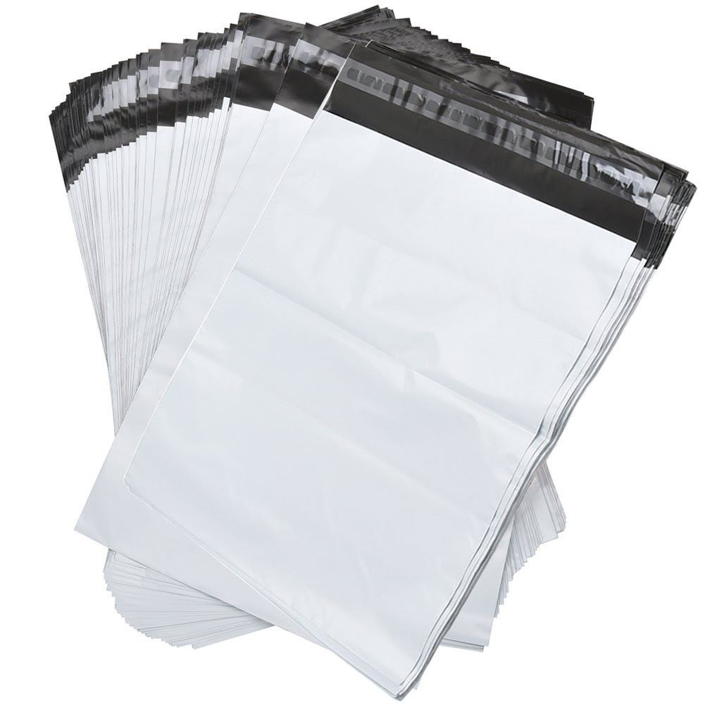 Black coloured plastic poly mailing bags postage postal protective packaging 