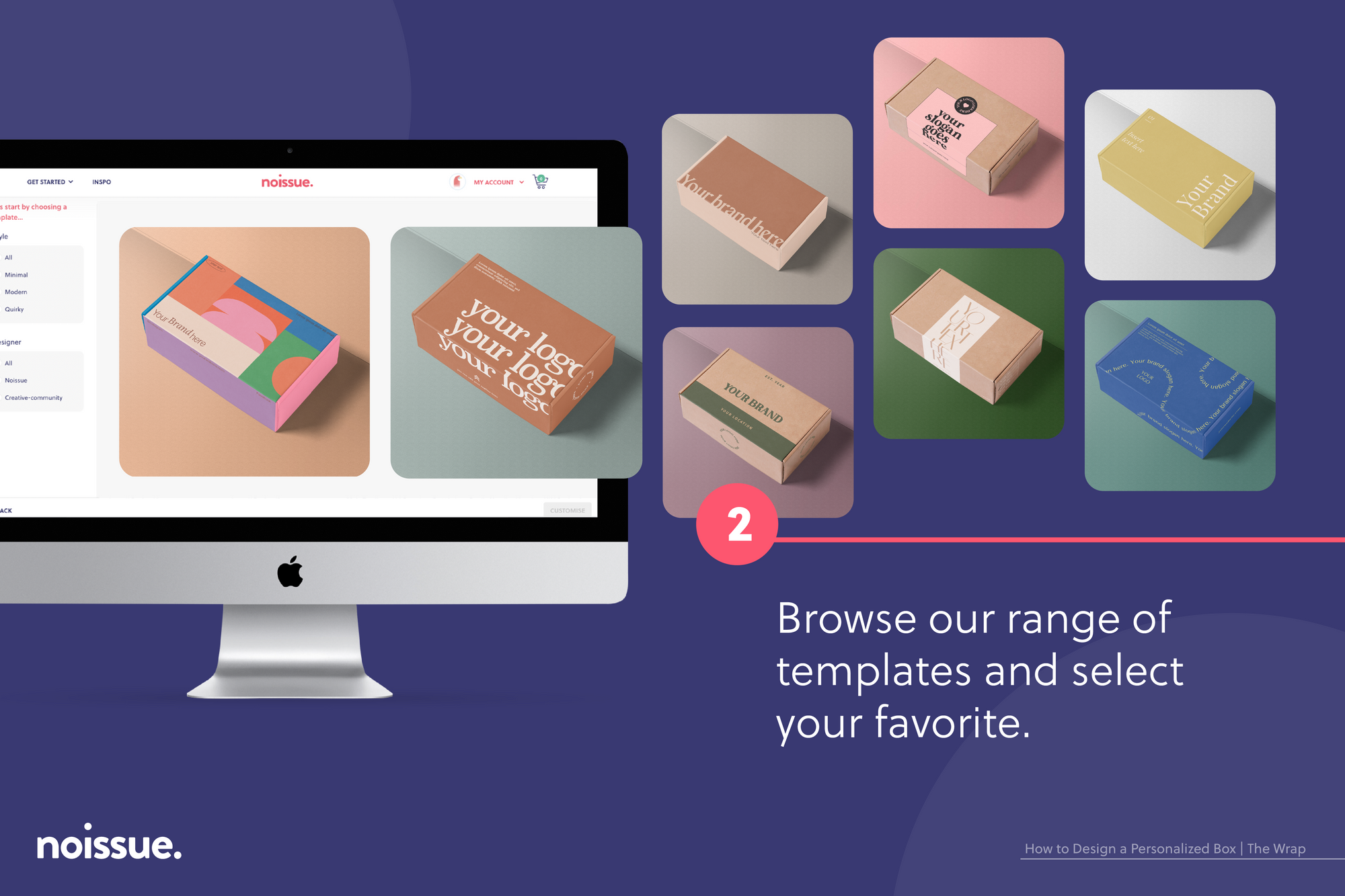 Range of box design templates by noissue