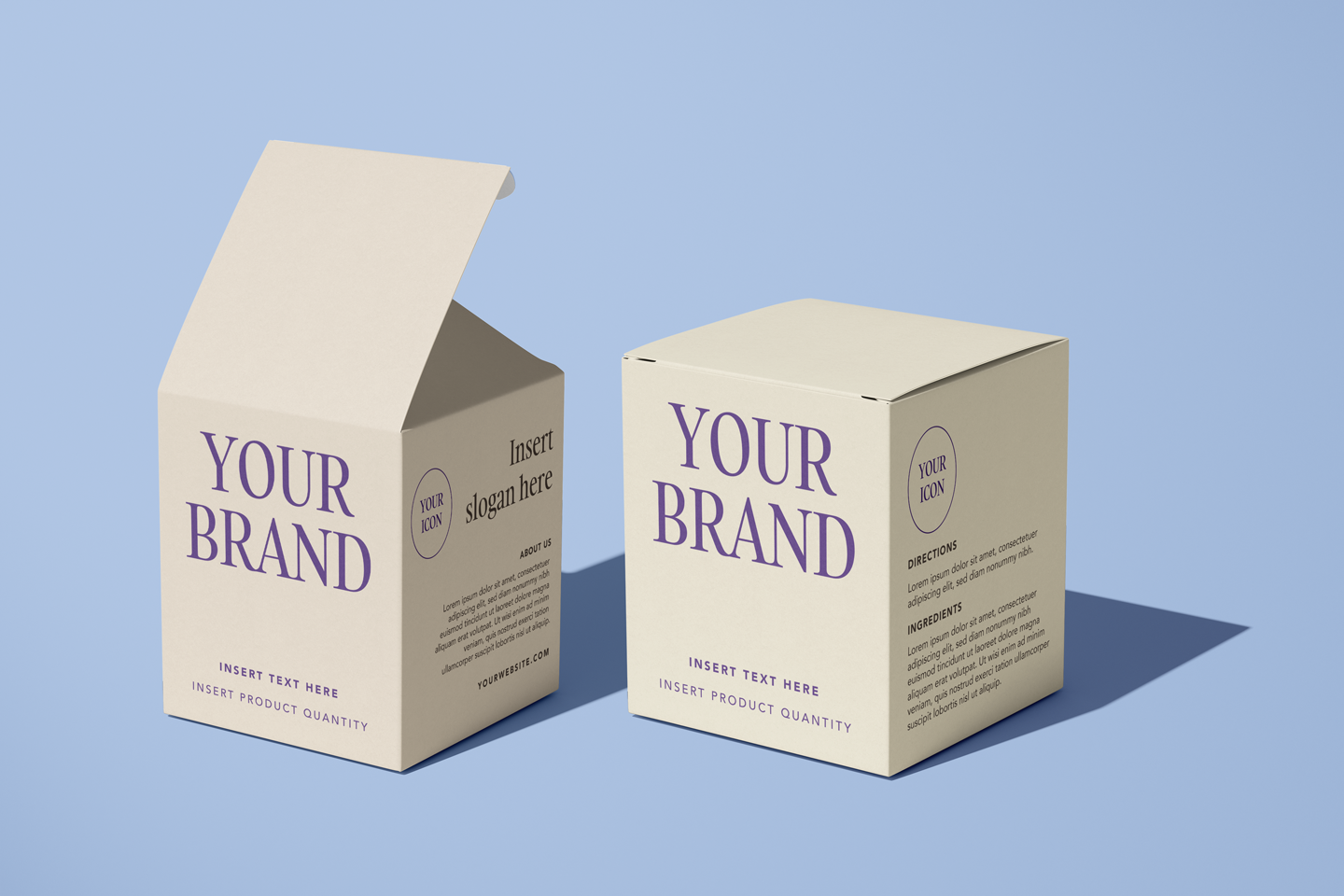 Shoe Treat Box Label Template