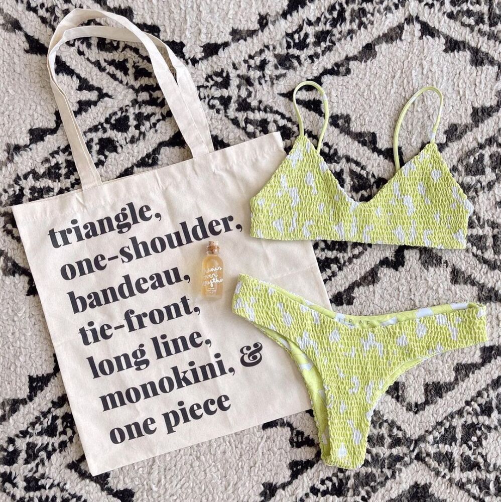 noissue Custom Tote Bag and Bikini