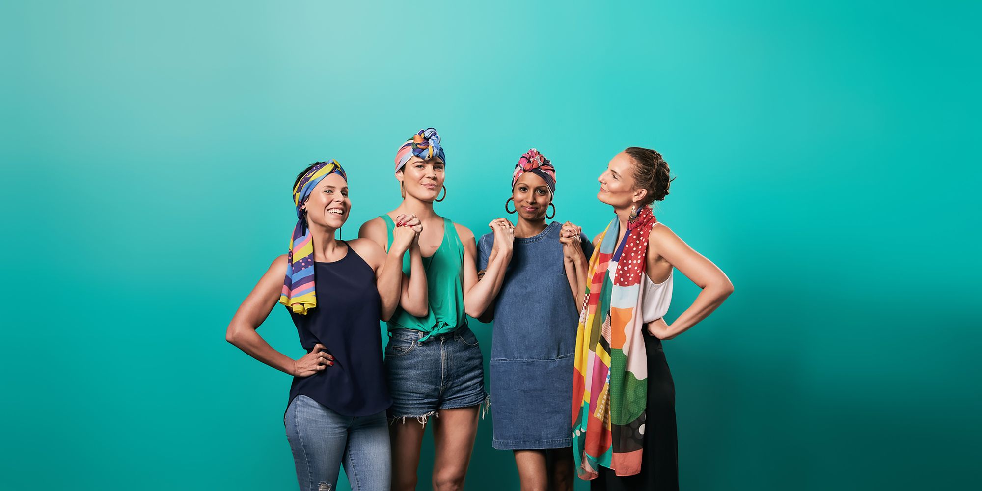 Sustainable Art-inspired Scarves for Cancer Warriors with Bravery Co