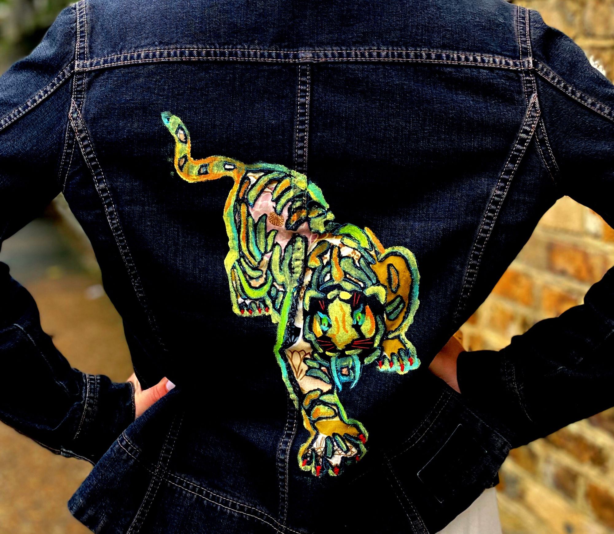 Juiced: Jazzing Up Old Denim With Vibrant Art