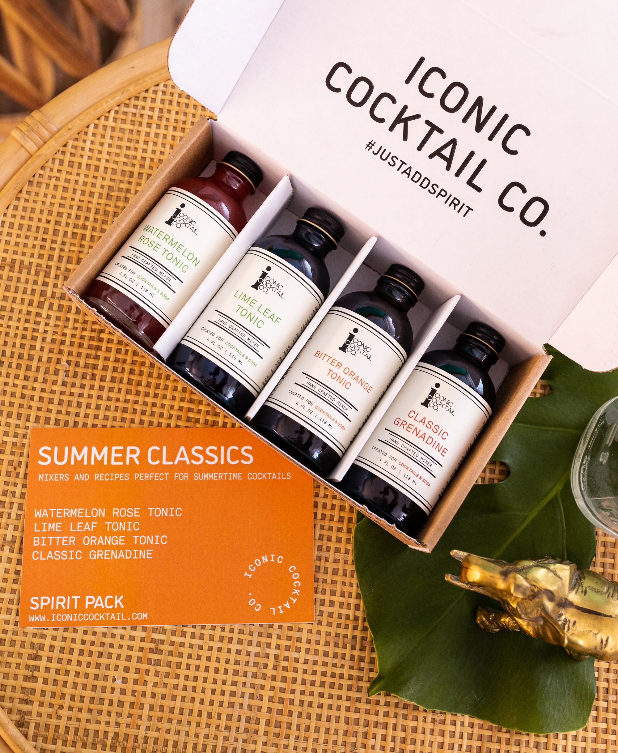 #JustAddSpirit to Custom Packaging with Loud Snaps Creative and Iconic Cocktail Co.