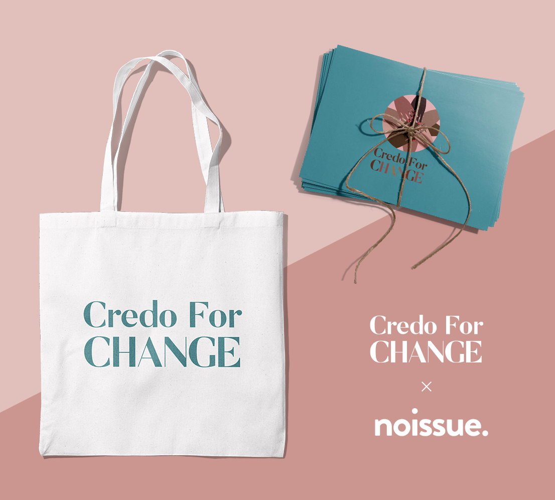 Credo Beauty and noissue Come Together to Create Clean, Green Packaging For Credo For Change