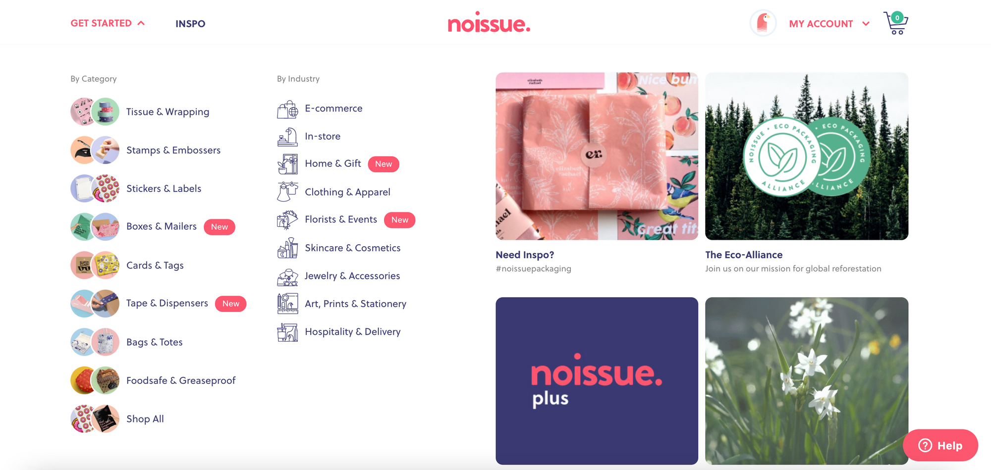 Navigating noissue's refreshed menu bar