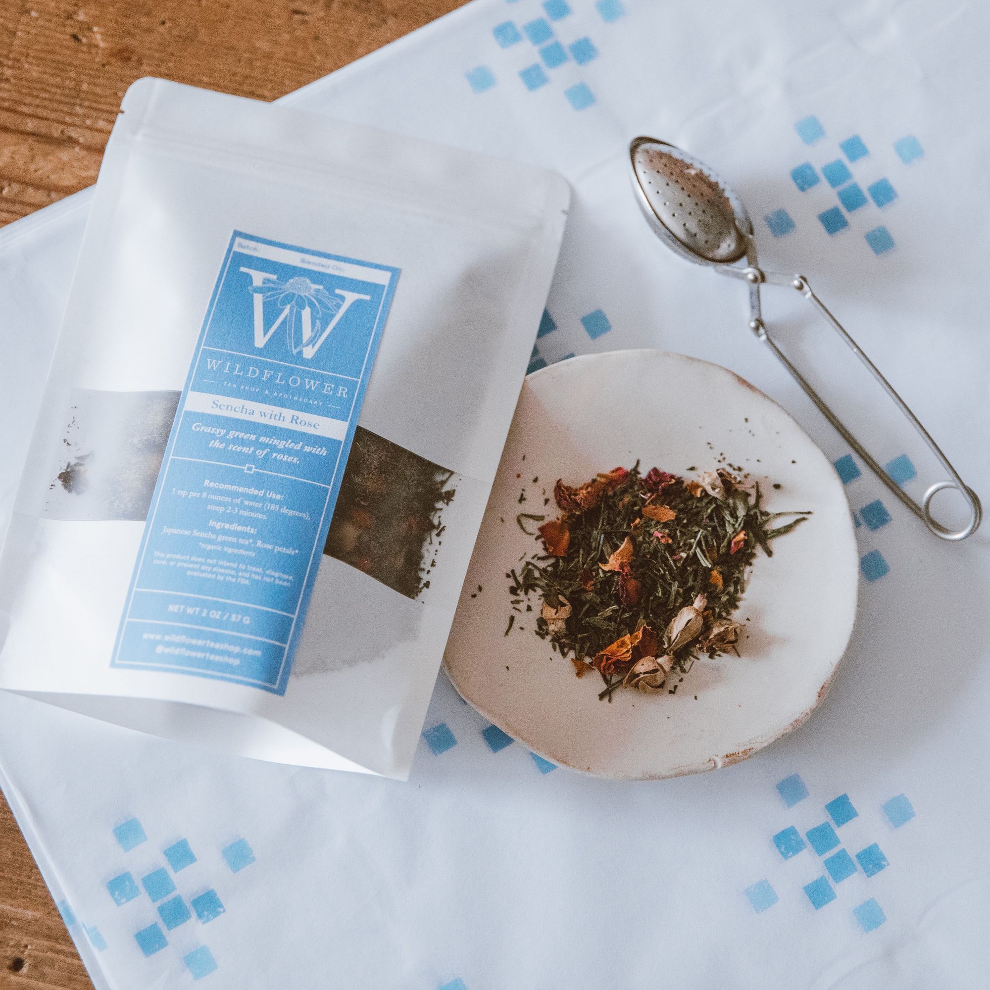 Intentional Packaging with Blades Creative and Wildflower Tea & Apothecary!
