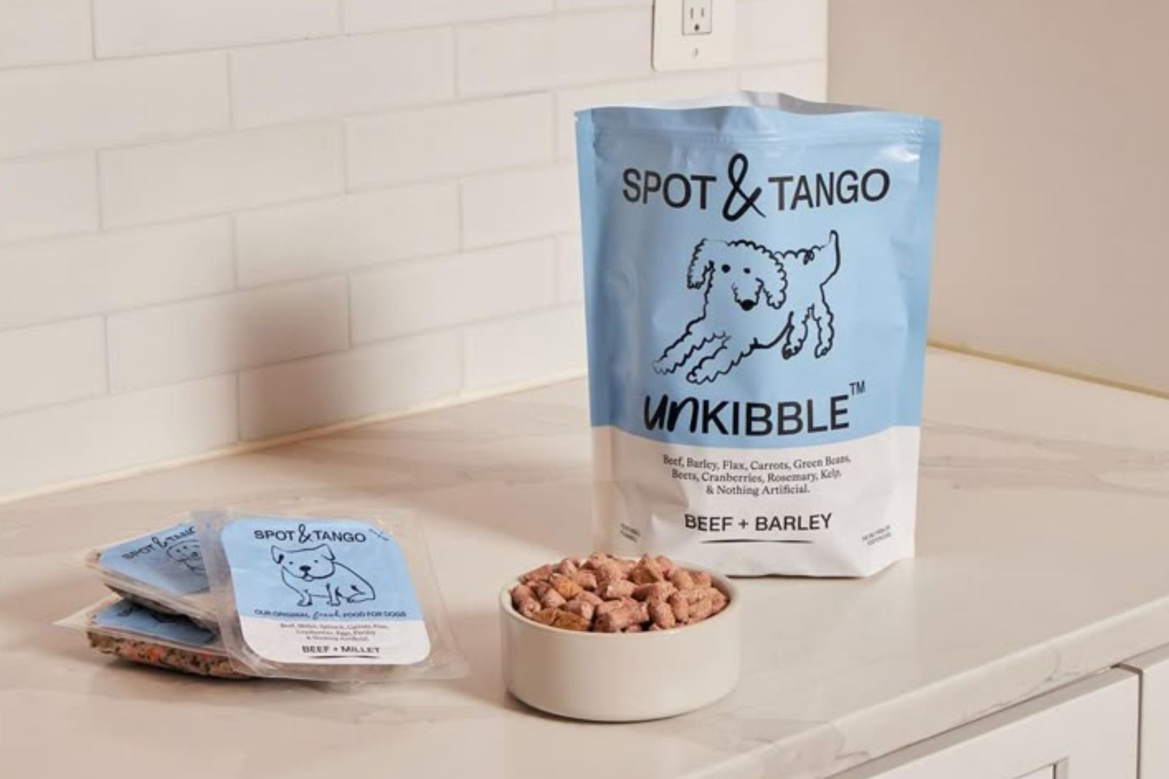 Illustration of Low Moisture Content Dog Food For Sensitive Dogs