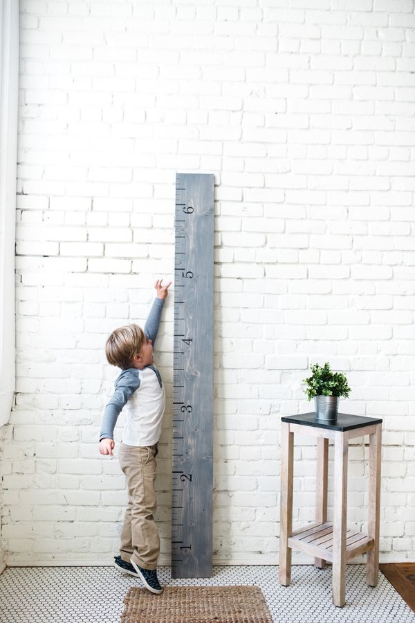 Sustainable Handcrafted Growth Charts with White Loft