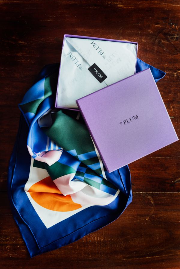 Mr. Plum's Thoughtful Silk Scarves: Wearable Masterpieces
