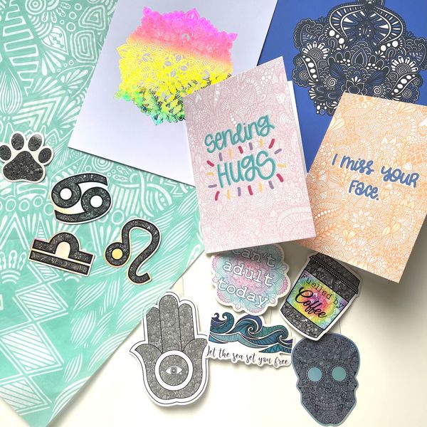 DrawInk Designs: Magnifying Joy with Patterns and Doodles